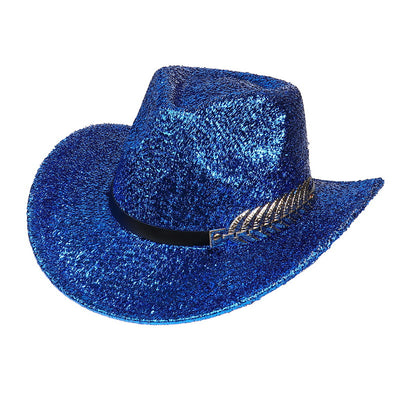 Sombrero Vaquero Fluorescente de Ala Ancha para Fiestas y Baile - Image 8