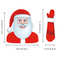Pegatinas Navideñas Santa Claus para Parabrisas y Limpiaparabrisas