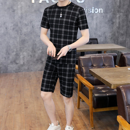 Conjunto Casual Dos Piezas: Camiseta Manga Corta y Shorts para Hombre - Image 2