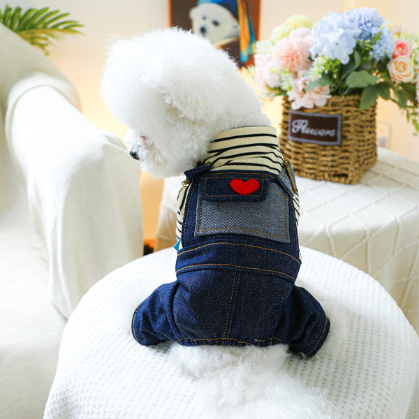 Ropa para Perro de Cuatro Patas con Diseño Corazón Vintage - Image 6