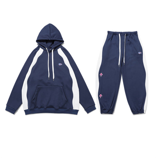 Pantalones Casuales con Cordón de Contraste - Diseño Suelto y Versátil para Hombre - Image 20