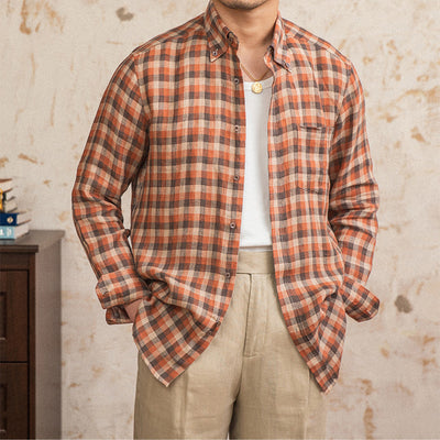 Camisa de Lino Manga Larga Casual Young - Image 10