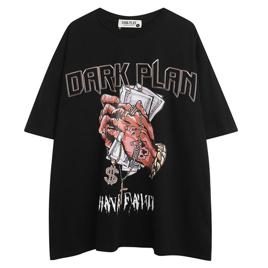Playera Hip Hop Cuello Redondo Manga Corta Casual - Image 17