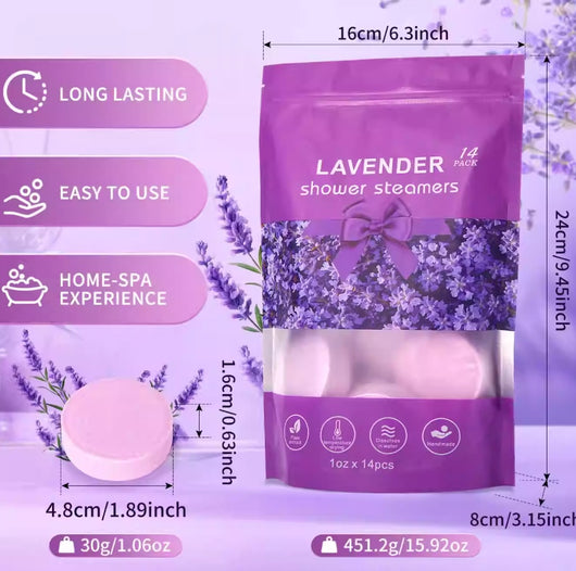 Pastilla Efervescente de Lavanda para Ducha para uso en Ecuador - Image 8