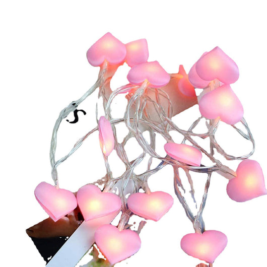 Cadena de Luces Decorativas con Corazones - Iluminación Romántica - Image 5