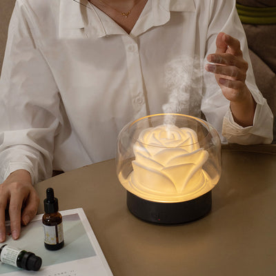 Difusor de Aromas con Humidificador y Luz Nocturna para Dormitorio - Image 2