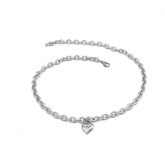 Collar Colgante Corazón Acero Inoxidable para Mascotas - Amor Felino y Canino - Image 6