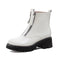 Botas Martin de Cuero Genuino con Doble Cierre y Suela Reforzada