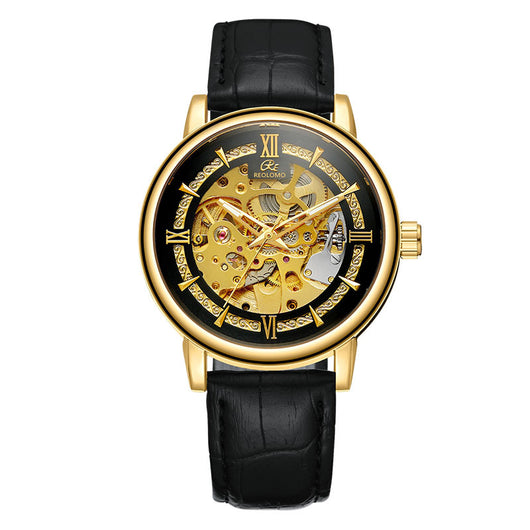 Reloj Mecánico Hombre Estilo Europeo Diseño Calado Elegante - Image 7