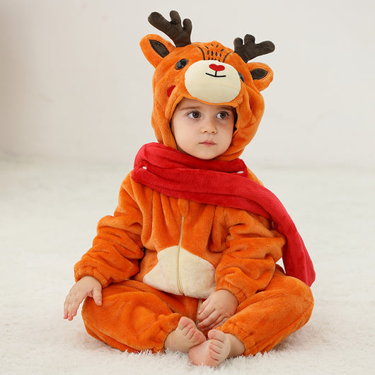 Pijama Enterizo de Franela con Diseño Animal para Bebé - Image 13