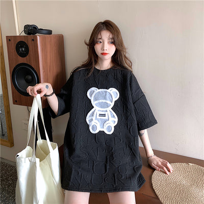 Camiseta Holgada de Manga Corta para Mujer - Image 18