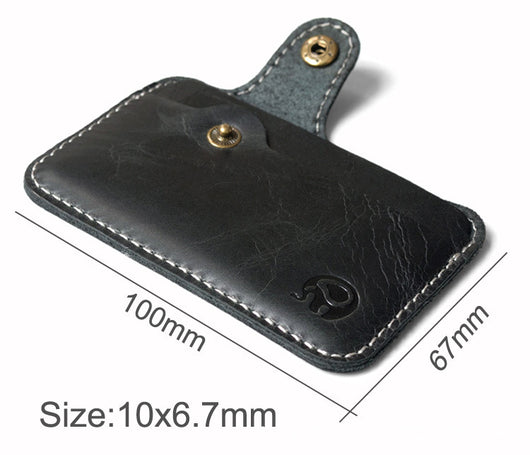 Cartera Minimalista de Cuero Genuino para Tarjetas - Image 14