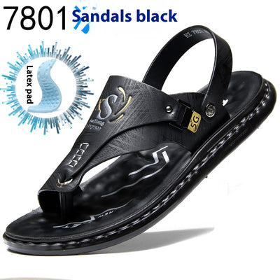 Sandalias Tipo Flip Flop para Hombre con Suela Blanda de Látex - Image 7