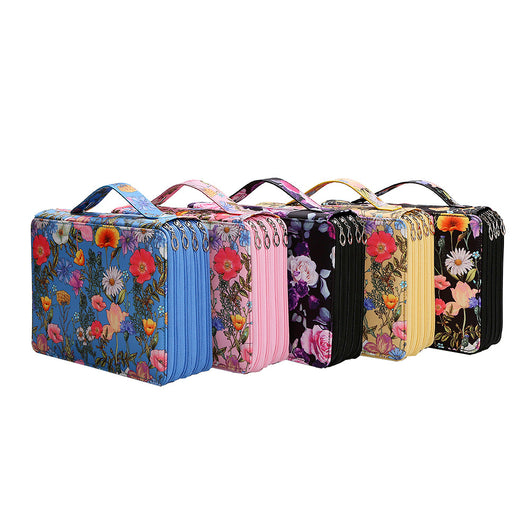 Estuche Organizador de Lápices Multicolor con 4 Compartimentos y Cierre - Image 2