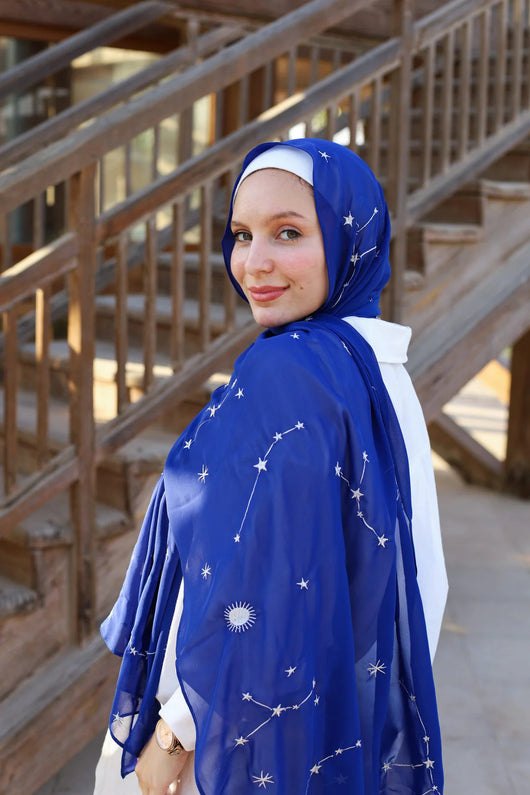Pañuelo Hijab de Satén Estampado - Image 48
