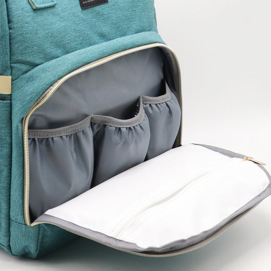 Mochila Maternal Multifuncional con Red Antimosquitos, Capacidad Grande y Cuna Plegable - Image 37