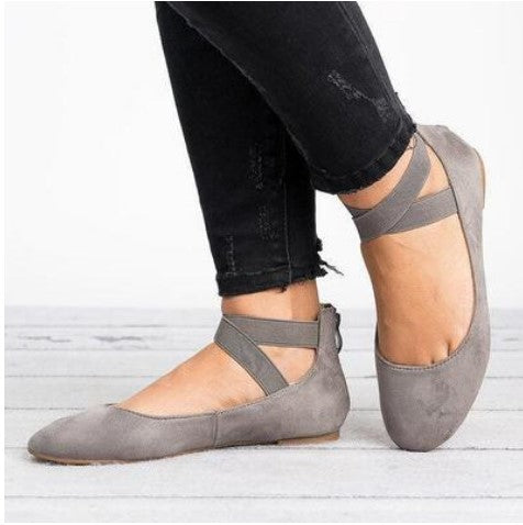 Zapatos Planos Casuales con Estampado de Leopardo y Correa Elástica para Mujer - Image 12