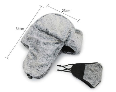 Conjunto de Máscara Antipolvo y Gorro Térmico para Mujer Invierno - Image 6