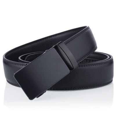 Cinturón para Hombre con Hebilla Deslizante Negro - Image 10