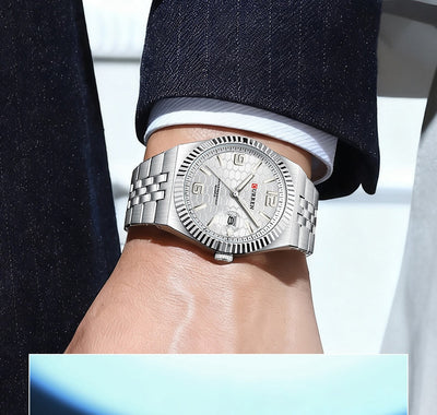 Reloj de Negocios para Hombre con Esfera Redonda - Image 49