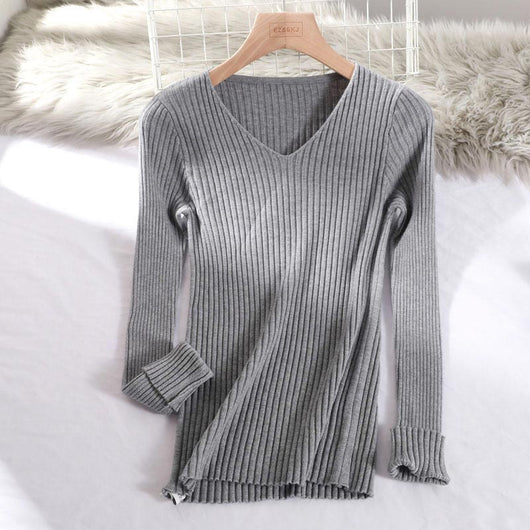 Suéter Tejido Slim Fit Cálido de Cuello Alto - Image 17