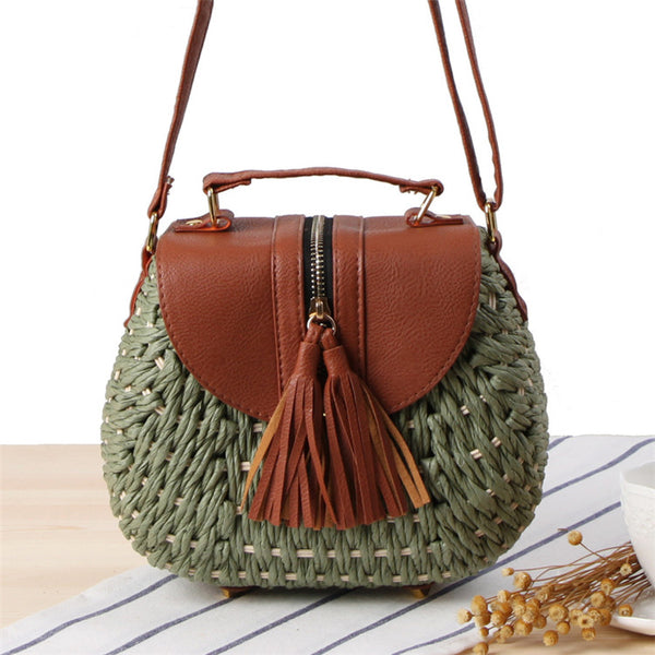 Bolso Bandolera de Playa con Diseño Asimétrico