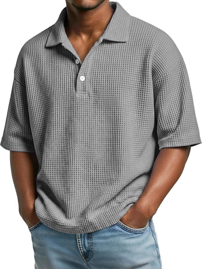 Camisa Minimalista de Punto Texturizado con Cuello Clásico - Image 19