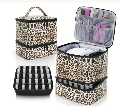 Bolsa Organizadora de Esmaltes Doble Capa Impermeable - Image 12