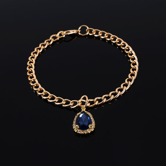 Collar de Gato con Colgante de Cristal y Diamante de Metal - Image 17