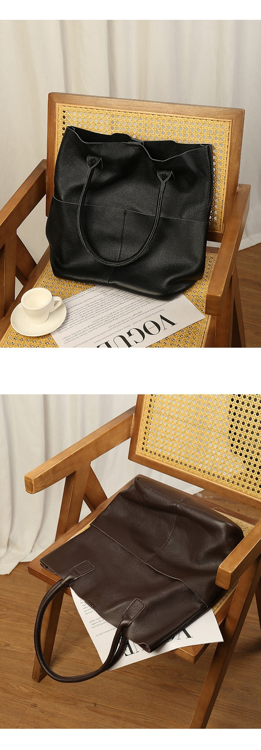 Bolso Bucket de Cuero Suave para el Día a Día - Image 8