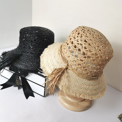 Sombrero de Rafia Transpirable con Bordes Naturales - Image 13