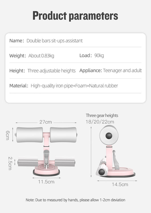 Barra de Abdominales Ajustable con Soporte de Piso - Image 29