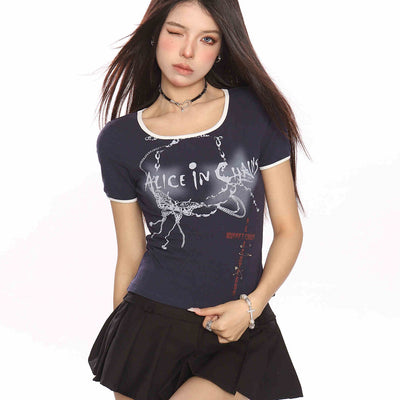 Playera Mariposa Graffiti Luminoso - Diseño Urbano Manga Corta - Image 7