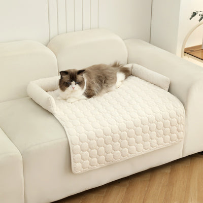 Cama Nido Calmante para Mascotas con Almohada Cervical y Manta Acolchada - Image 4