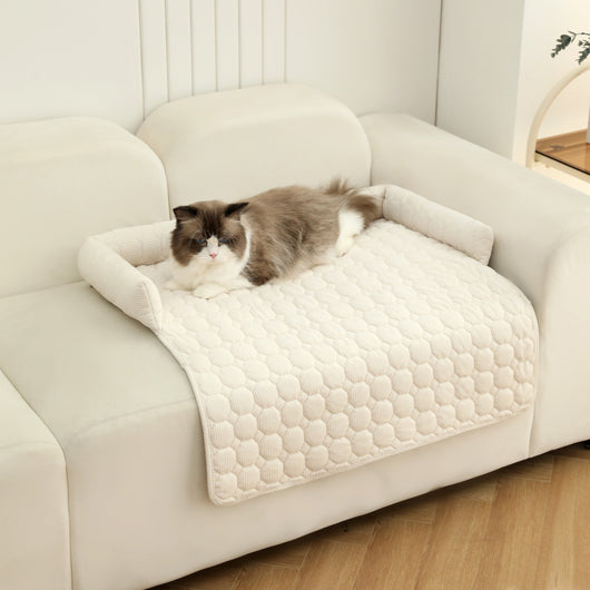 Cama Nido Calmante para Mascotas con Almohada Cervical y Manta Acolchada - Image 4