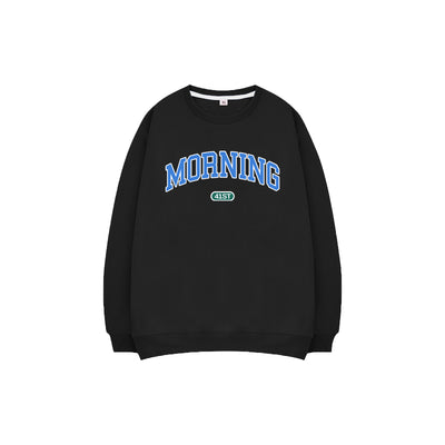 Suéter Cuello Redondo Estilo Street Unisex - Oversized Cómodo para Parejas - Image 15