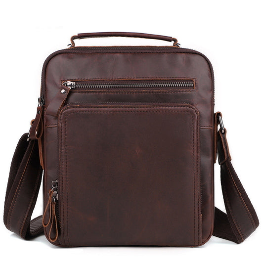 Bolsa de Cuero para Hombre Estilo Retro con Gran Capacidad - Image 12