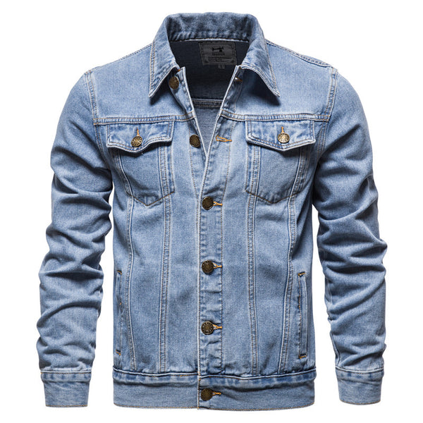Chaqueta de Mezclilla Slim Fit para Hombre - Estilo Casual Versátil