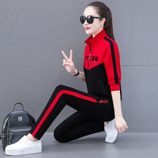 Conjunto Deportivo Mujer Colorblock Ajustado para Running - Image 8