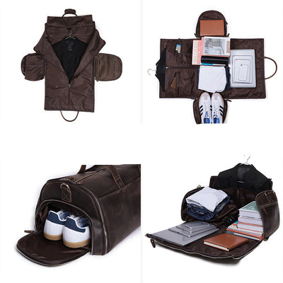 Bolso de Viaje Crazy Horse Cuero Vintage - Image 9