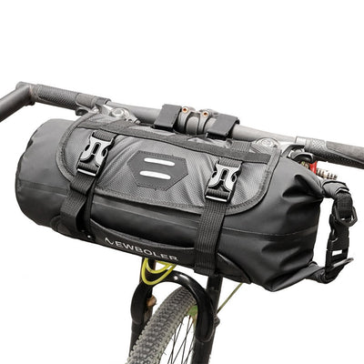 Bolsa Delantera Impermeable para Bicicleta de Ruta - Capacidad Grande