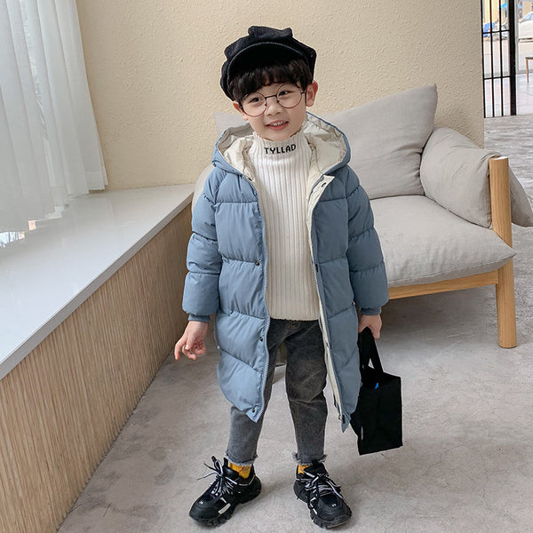 Chaqueta Acolchada de Plumón Infantil Larga