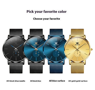 Reloj de Cuarzo Elegante con Hebilla Siamesa - Diseño Minimalista - Image 20