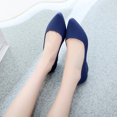 Zapatos planos con punta afilada para mujer - Image 11