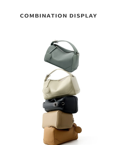 Bolso Crossbody de Cuero Genuino para Mujer - Portátil y Elegante - Image 23