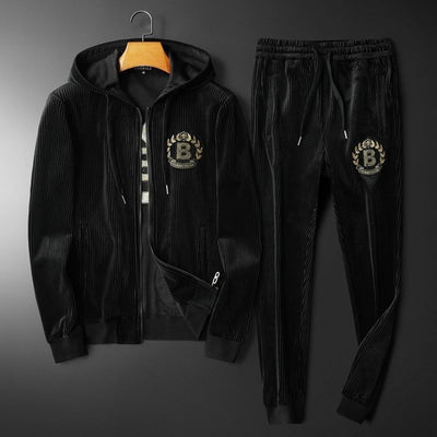 Conjunto de Sudadera con Capucha y Pantalón Jogger para Hombre - Estilo Casual Otoño Invierno - Image 3