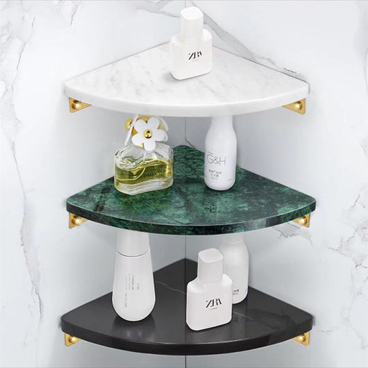 Repisa Triangular de Mármol Estilo Nórdico Minimalista para Baño - Image 4