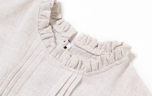 Pijama Infantil de Lino Manga Larga - Romper Liso y Cómodo - Image 10