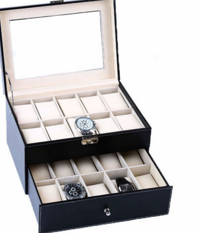 Caja Organizadora de Relojes de Doble Capa - Pack de 20 Unidades - Image 2