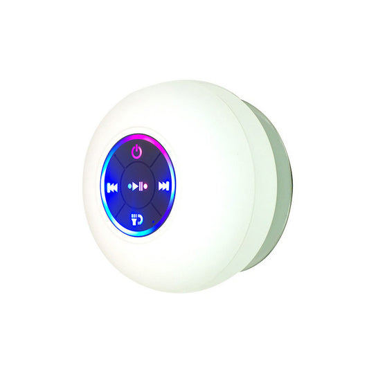 Parlante Bluetooth Impermeable con Ventosa Potente y Luces LED - Image 2